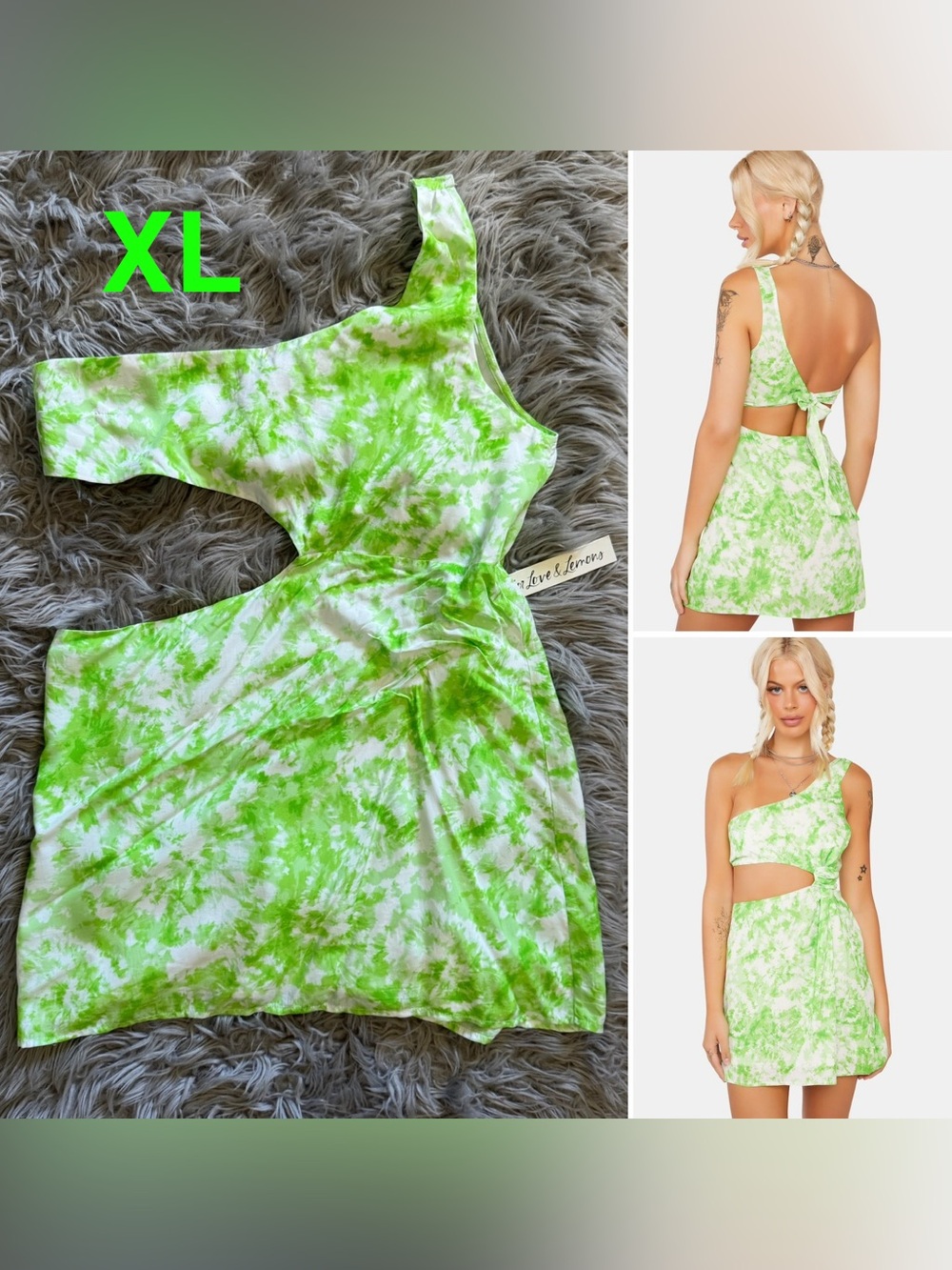 For Love & Lemons Devon Mini Dress NWT
